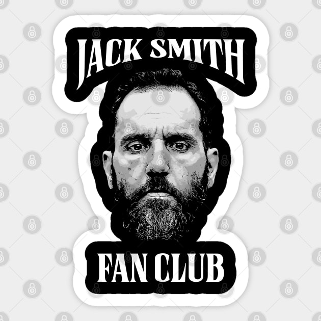 Jack Smith Fan Club - Jack Smith Sticker by Classified Shirts